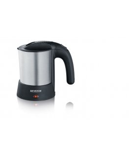 Severin 3646 vedenkeitin 0,5 L 1000 W musta, Ruostumaton teräs