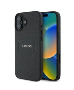 Guess Fixed Glliter Protective Lens for iPhone 16|16 Plus Silver