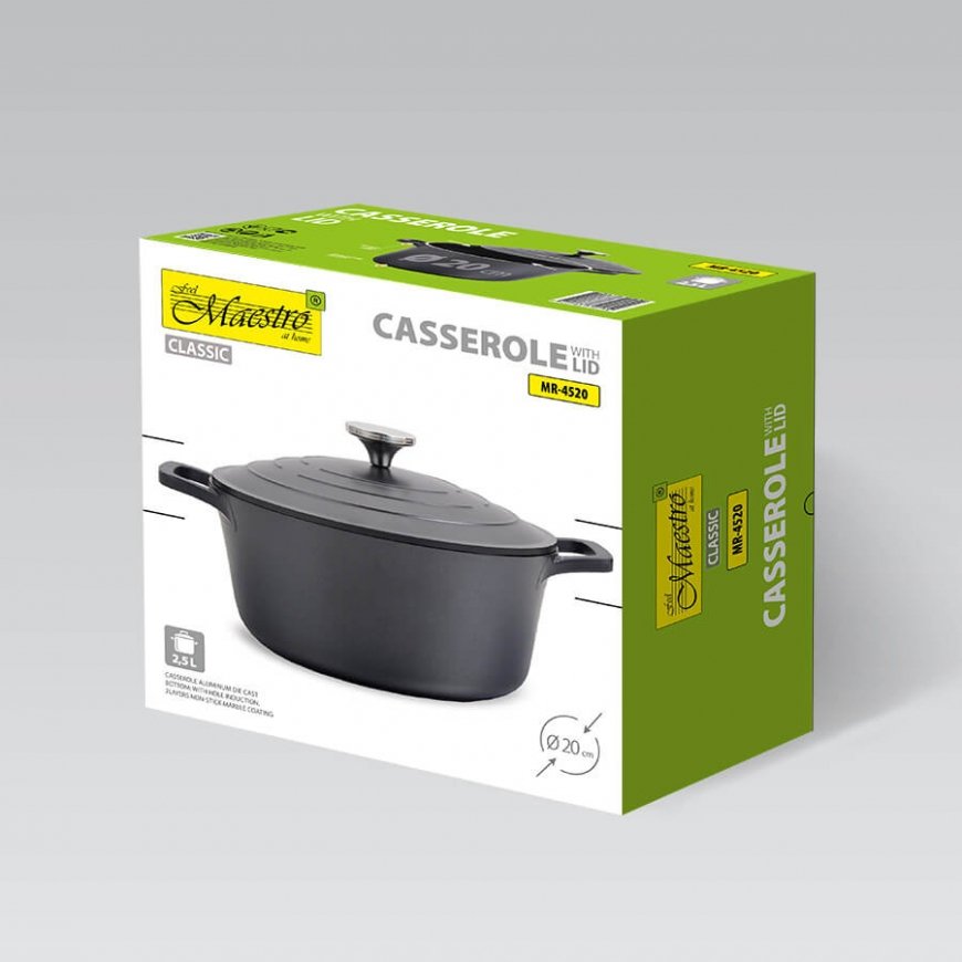 MAESTRO POT WITH LID 18 cm, 2,2 l – 2