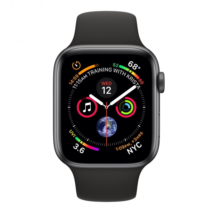 Apple Watch Series 4 OLED 40 mm Digitāls 324 x 394 pikseļi Skārienjūtīgais ekrāns Pelēks Wi-Fi GPS – 2