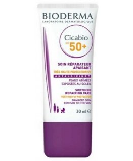 Bioderma Cicabio Creme Ultra-Repairing raminamasis kremas SPF 50 - Raminamasis atstatomasis kremas - 40 ml