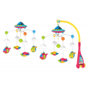 Lean Toys Vaikiškos lovelės karuselė Ufo lėktuvų projektorius 108 melodijos Lean Toys Vaikiškos lovelės karuselė Ufo lėktuvų projektorius 108 melodijos