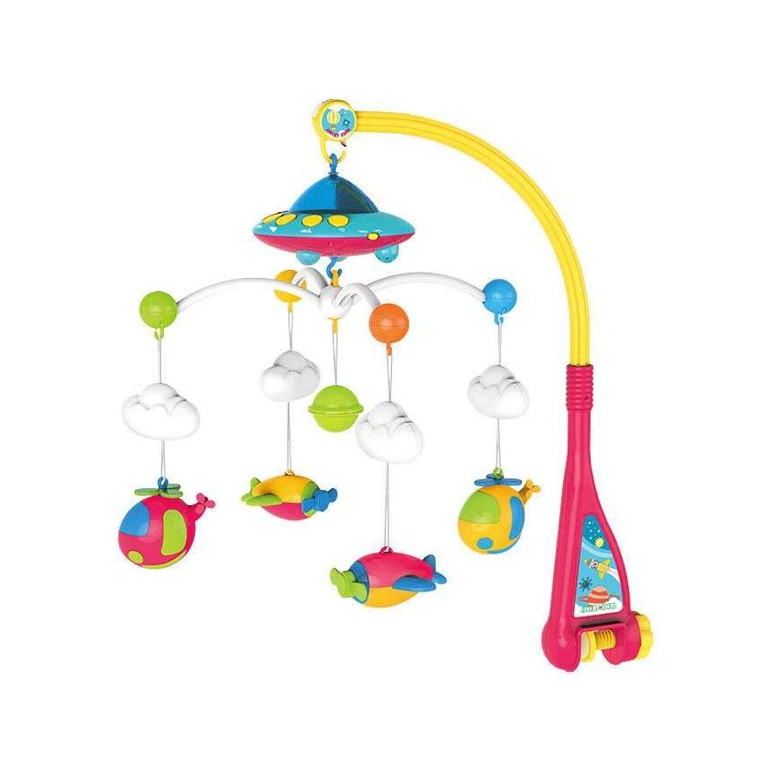 Lean Toys Crib Carousel Ufo Airplane Projector 108 Tunes – 5