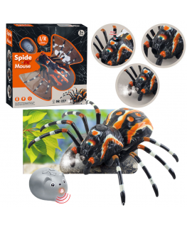 Lean Toys Remote Control Spider Tarantula Infrared Black R/C ST