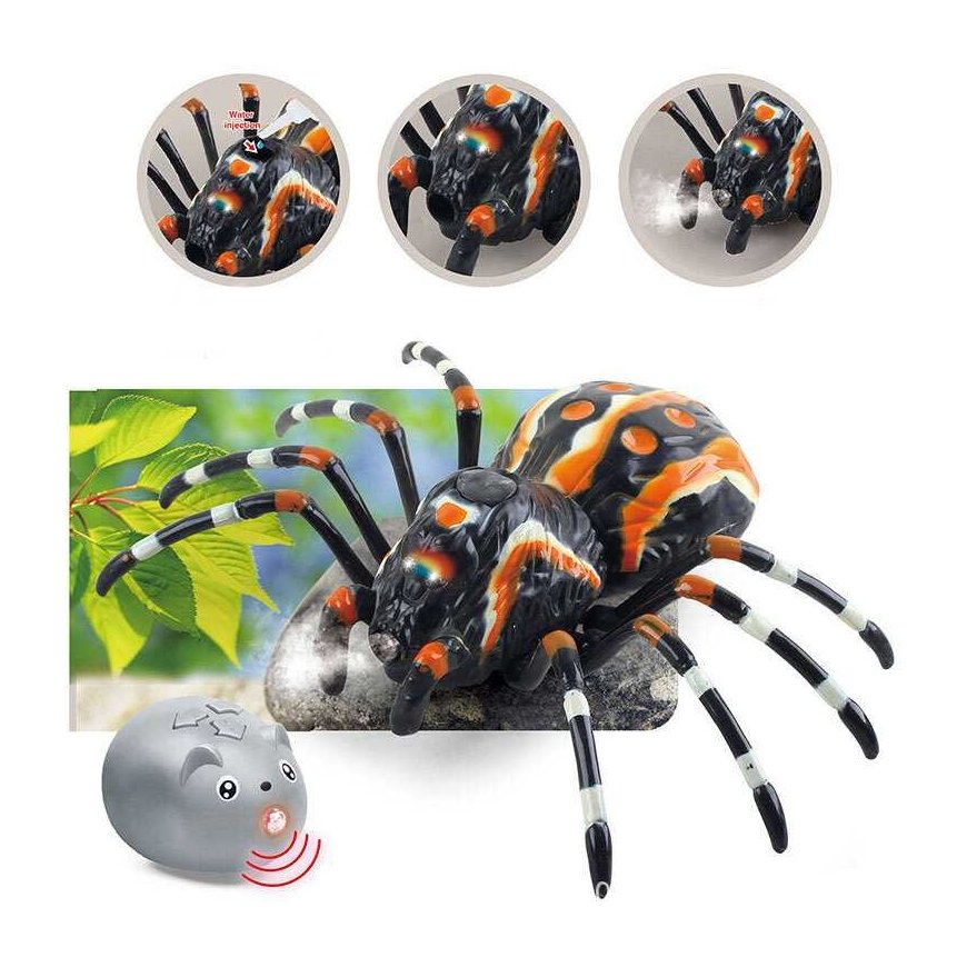 Lean Toys Remote Control Spider Tarantula Infrared Black R/C ST – 5