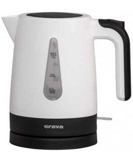 Wireless kettle VK-2015, 1200W, white and black, Orava