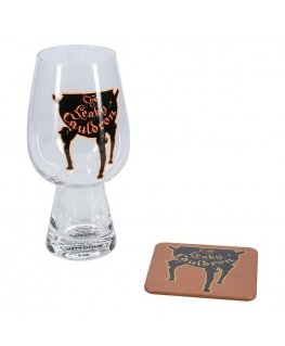 Paladone Leaky Cauldron Glass and Coaster Set Permatomas 1 vnt 550 ml