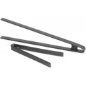 Hendi Silikoninis virtuvinė žnyplės 290 mm juodos Hendi Silikoninis virtuvinė žnyplės 290 mm juodos