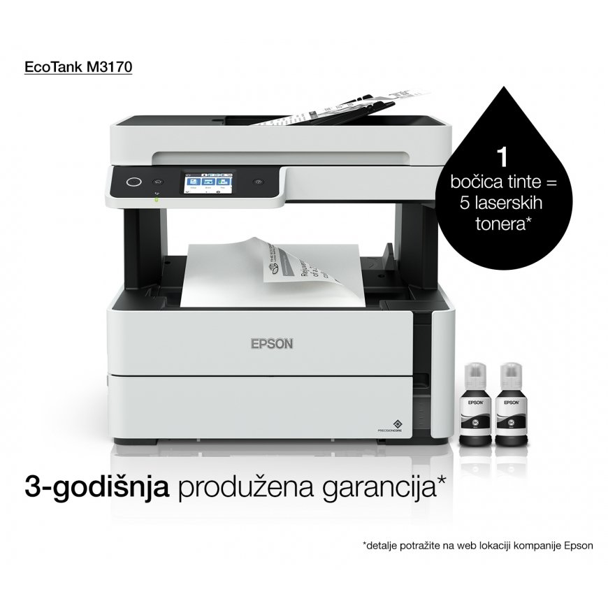 Epson EcoTank M3170 Струйная A4 1200 x 2400 DPI 39 ppm Wi-Fi – 4