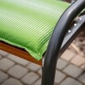 Patio bench cushion, green Patio bench cushion, green