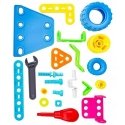 Woopie 6 viename STEM statybinės kaladėlės transporto priemonės rinkinys