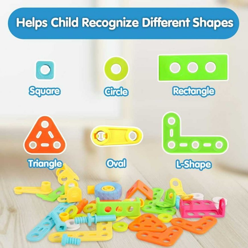 Woopie 6 viename STEM statybinės kaladėlės transporto priemonės rinkinys – 5