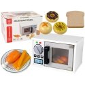 Lean Toys Wooden Microwave Oven Food