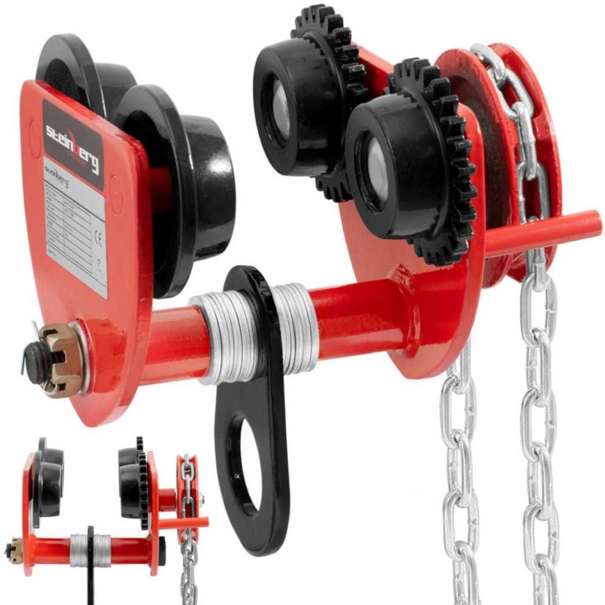 Steinberg Systems Rankinis pakabinamas vežimėlis su grandine, 60-110 mm, 1000 kg