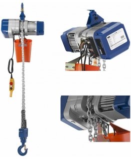 MSW Electric chain hoist 2000kg, 6m, colored