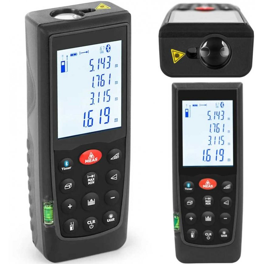Steinberg Systems Laser distance meter with Bluetooth, 70 m