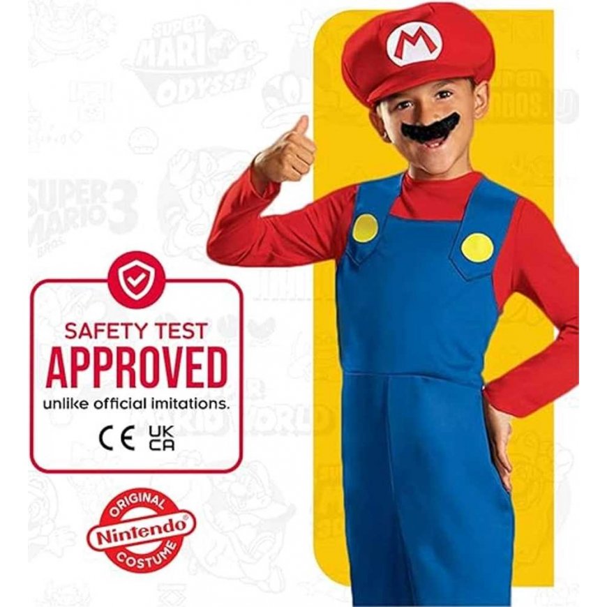 Karnavalinis kostiumas Super Mario, 137-149 cm – 4