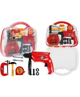 Lean Toys Set Narzędzi w Walizce Drill Śruby