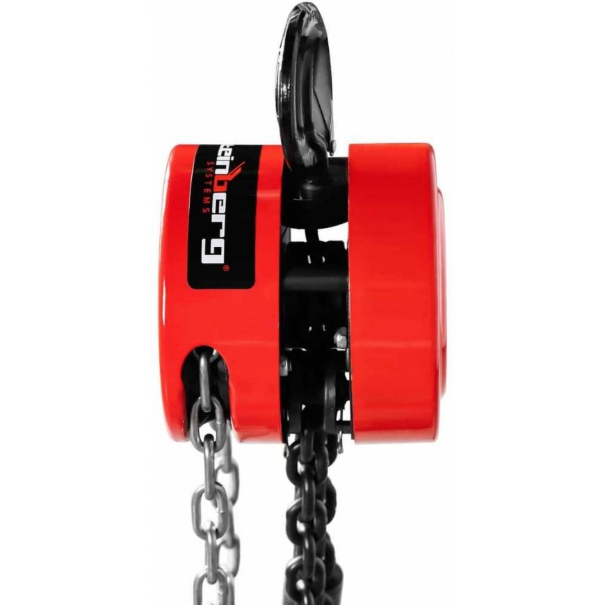 Steinberg Systems Manual chain winch 1000 kg / 6 m, red – 4
