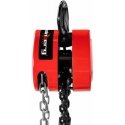 Steinberg Systems Manual chain winch 1000 kg / 6 m, red Steinberg Systems Manual chain winch 1000 kg / 6 m, red