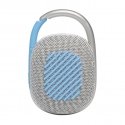JBL Clip 4 Eco Stereo kaasaskantav kõlar Sinine, Valge 5 W