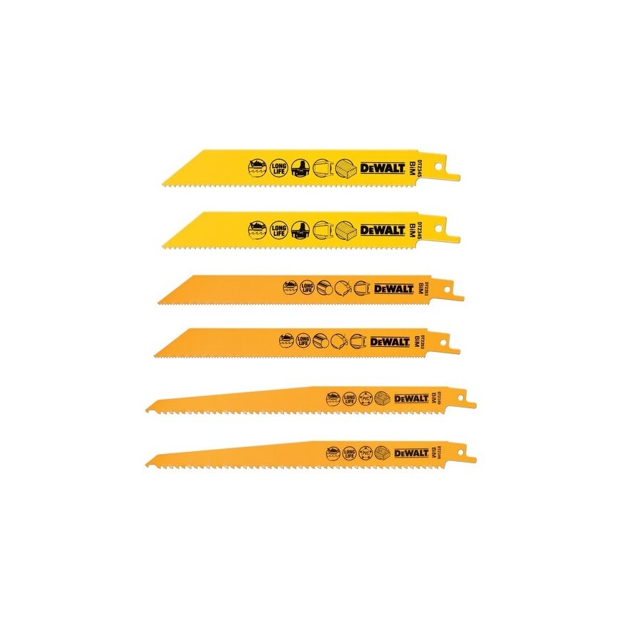 DeWALT DT2444-QZ finierzāģis/zobenzāģa asmens Bimetāla 6