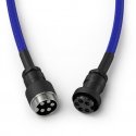 Krāšņs GMMK tinuma kabelis kobaltzils, spirālveida kabelis, USB-C/USB-A — tumši zils/melns Krāšņs GMMK tinuma kabelis kobaltzils, spirālveida kabelis, USB-C/USB-A — tumši zils/melns