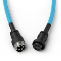 Glorious GMMK mähitud kaabel elektrisinine, spiraalkaabel, USB-C/USB-A – helesinine/must Glorious GMMK mähitud kaabel elektrisinine, spiraalkaabel, USB-C/USB-A – helesinine/must