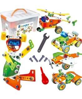 WOOPIE Kit Klocki Konstrukcyjne Pojazdy STEM 163 e.