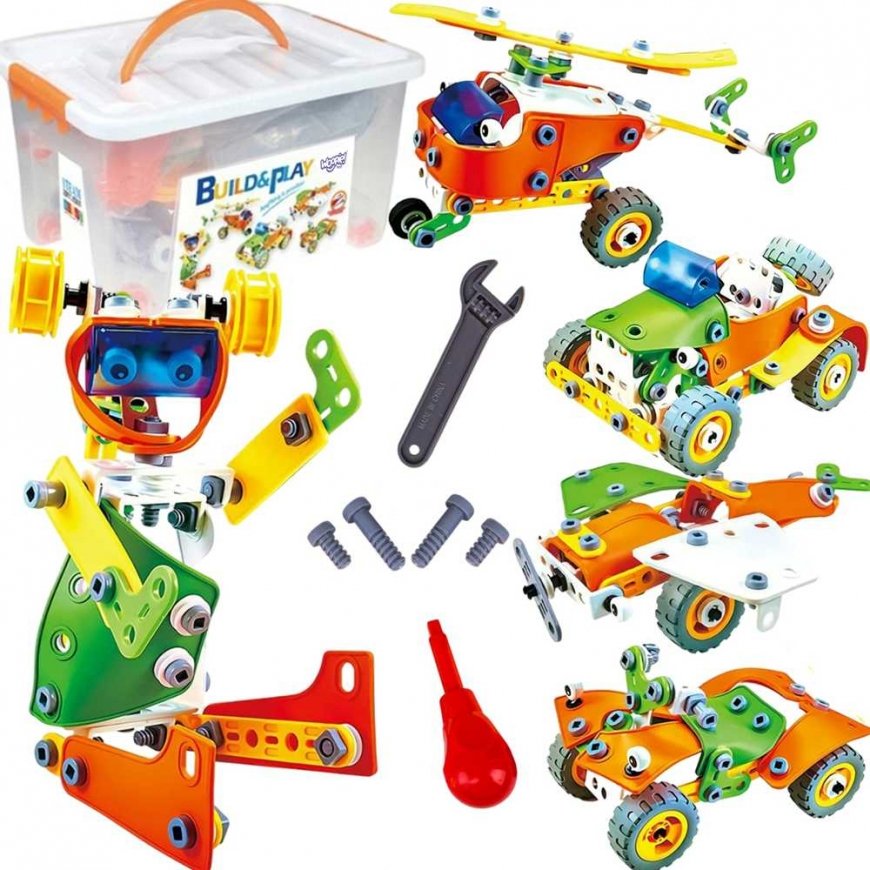 WOOPIE Kit Klocki Konstrukcyjne Pojazdy STEM 163 e.