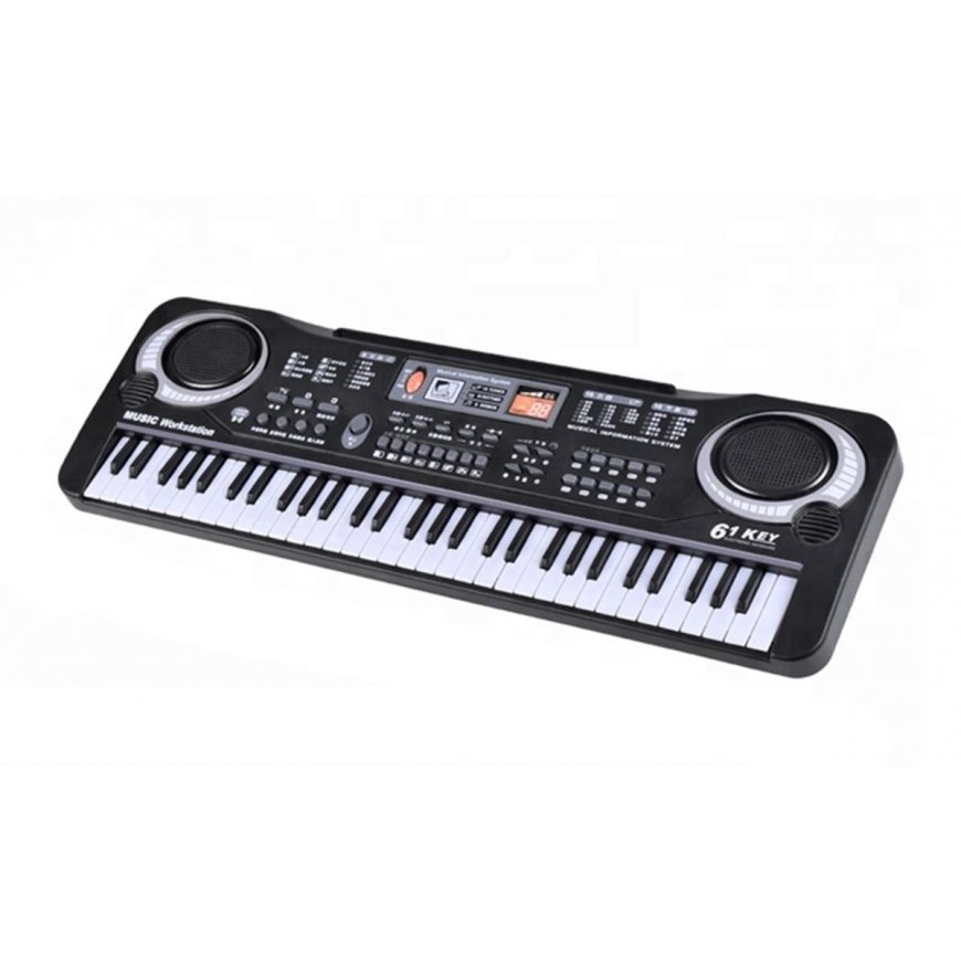 ATL Sintezatorius - pianinas su mikrofonu, juodas – 4