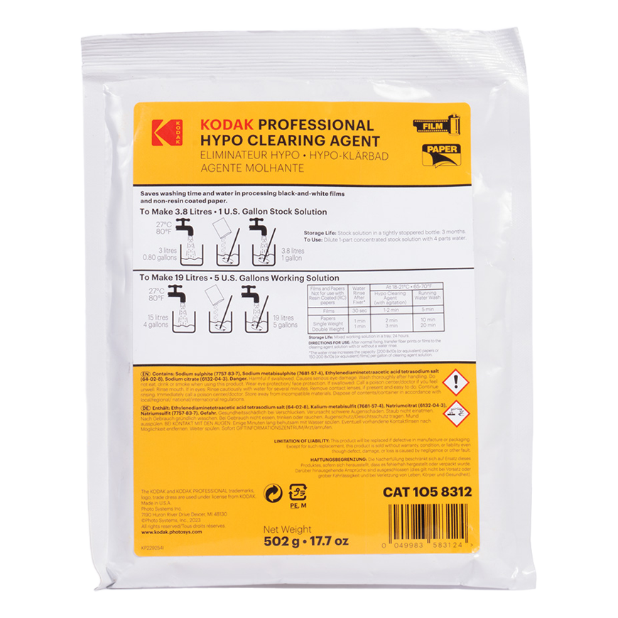 Kodak Professional Hypo Clearing Agent Powder