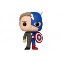 FUNKO POP! Vinyl Figure: Marvel - Captain America / Steve Rogers (Split) FUNKO POP! Vinyl Figure: Marvel - Captain America / Steve Rogers (Split)