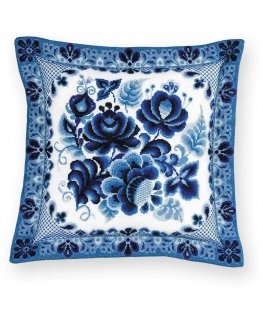 Uab Riolis Cushion / panel Gzhel painting SR1830