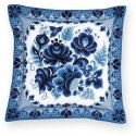 Uab Riolis Cushion / panel Gzhel painting SR1830 Uab Riolis Cushion / panel Gzhel painting SR1830