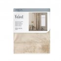 Night curtain AmeliaHome VELVET 140X270 cm, 1 pc., tape/hooks, color: cream Night curtain AmeliaHome VELVET 140X270 cm, 1 pc., tape/hooks, color: cream