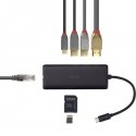 Lindy 43358 dokstacija Vadu USB 3.2 Gen 1 (3.1 Gen 1) Type-C Melns Lindy 43358 dokstacija Vadu USB 3.2 Gen 1 (3.1 Gen 1) Type-C Melns
