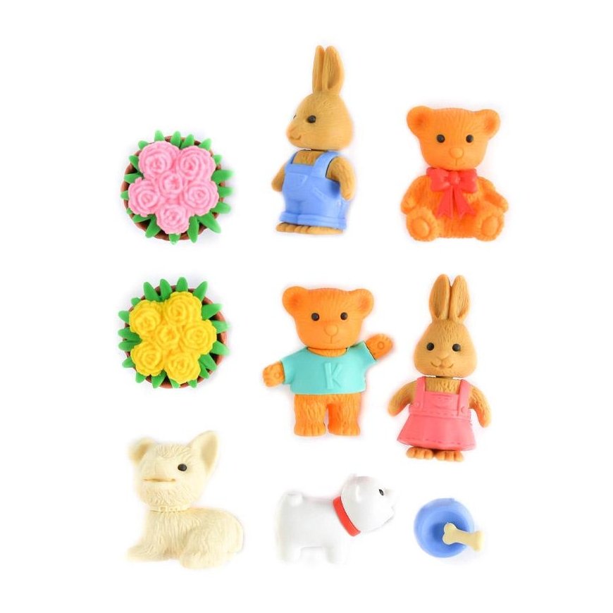 IWAKO erasers - puzzle set "Animal Park" – 3