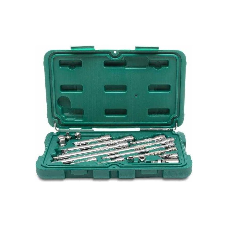 SATA Set 16 CZĘŚCIOWY AKCESORIÓW I PRZEDŁŻEK 1/4", 3/8"