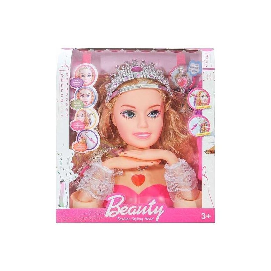 Lean Cars Beauty Fashion Style Head Doll Accessories Jewelry – 4