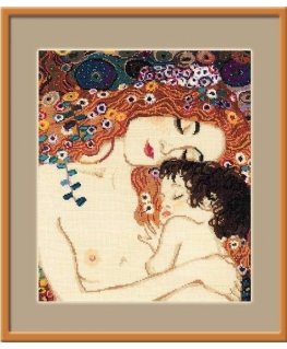 Uab Riolis Maternal love after G. Klimt's painting 916