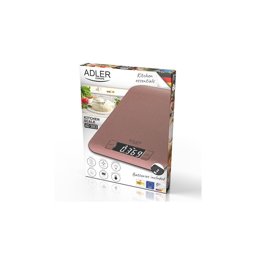 Adler AD 3183 copper Kitchen scale - 5kg – 2