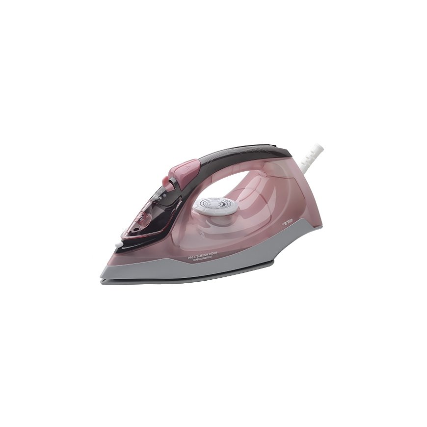 Mesko Home MS 5028 утюг Утюг для сухой глажки и отпаривания Керамическая подошва 2600 W Серый, Розов