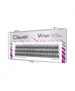 CLAVIER_Vshape kępki rzęs 14mm