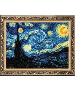 Uab Riolis Starry Night after Van Gogh painting 1088