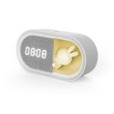 Alarm clock with LED Bunny night light PURE FNL-05 INGRID white Alarm clock with LED Bunny night light PURE FNL-05 INGRID white