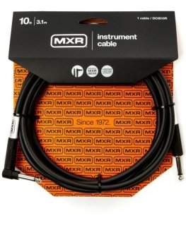 MXR Standard -instrumenttikaapeli kulmaliittimellä 3m, musta