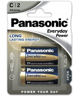 Panasonic batteries Panasonic Everyday Power battery LR14EPS/2B