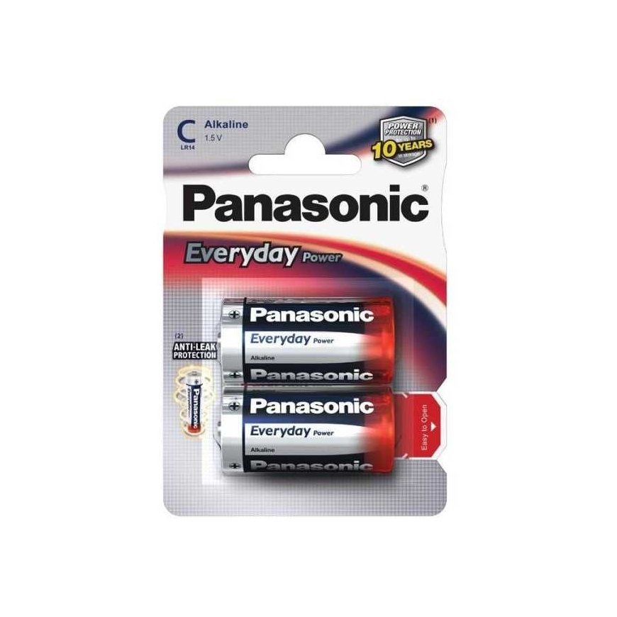 Panasonic baterijos Panasonic Everyday Power baterija LR14EPS/2B – 2