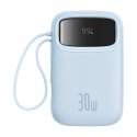 Powerbank Baseus QPow 2 10000mAh 30W 2xUSB-C (blue) Powerbank Baseus QPow 2 10000mAh 30W 2xUSB-C (blue)